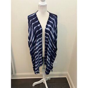 Truly 4 You Purple White Striped Wrap Size Large / XL